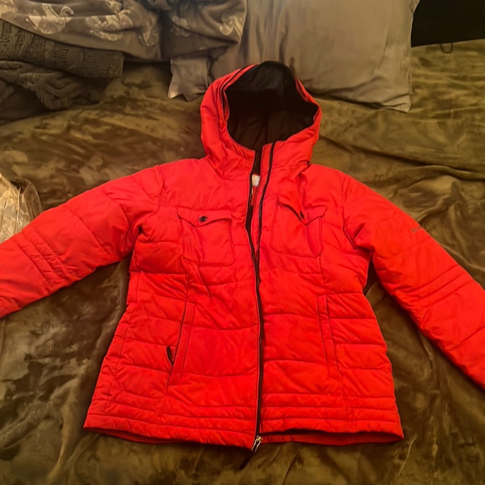 Red Columbia Brand Jacket